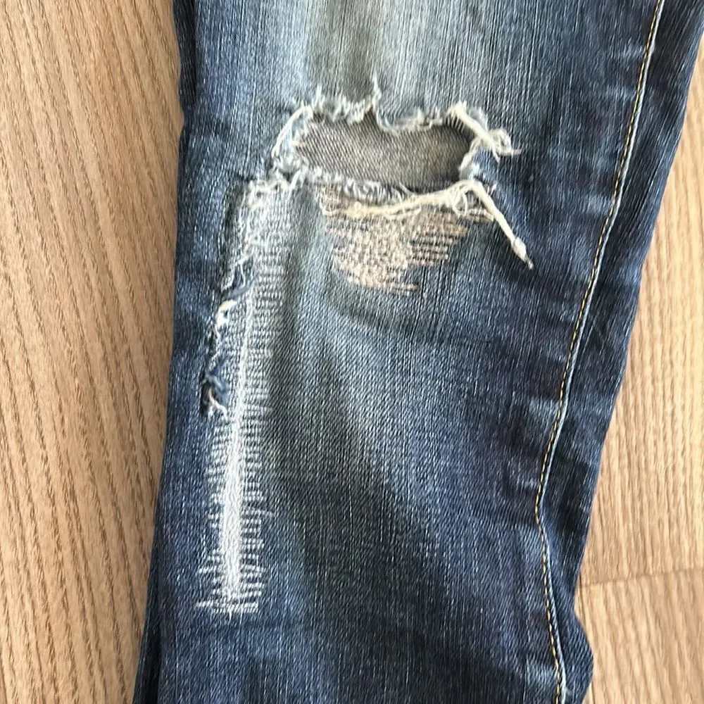 ADRIANO GOLDSCHMIED AG DENIM SUPER SKINNY LEGGING JEAN LIGHT DISTRESSING SIZE 26